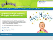 Tablet Screenshot of magicmusictime.com